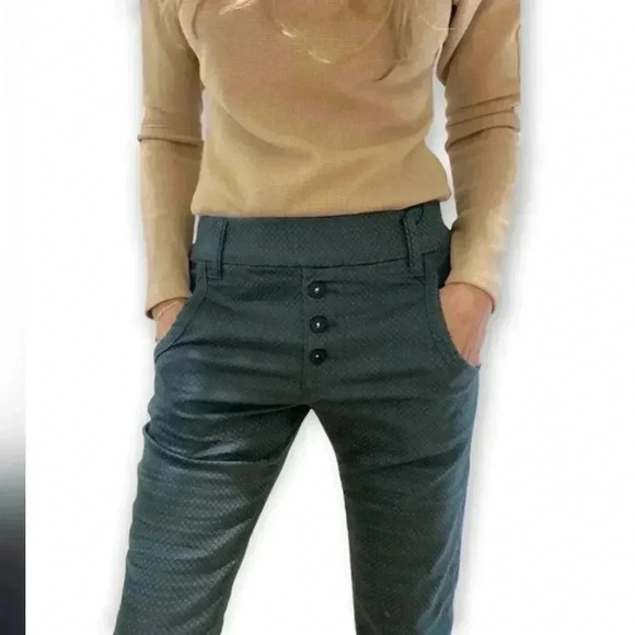 Bevy Flog Partial Button Fly Liron Style Flog
Pants - Green Link Size 27 - Picture 4 of 8